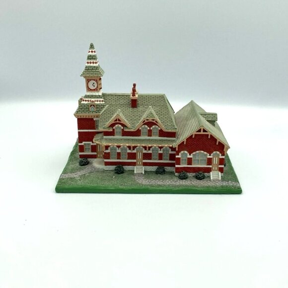 Vintage Danbury Mint The Old Railroad Station w/ Coal Car Point of Rocks MD - Picture 4 of 10